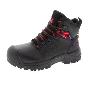 NEW! Puma Safety Iron HD Mid Composite Toe Black Red - Size 12 US